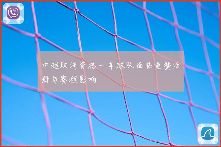 中超取消资格一年球队面临重整注册与赛程影响